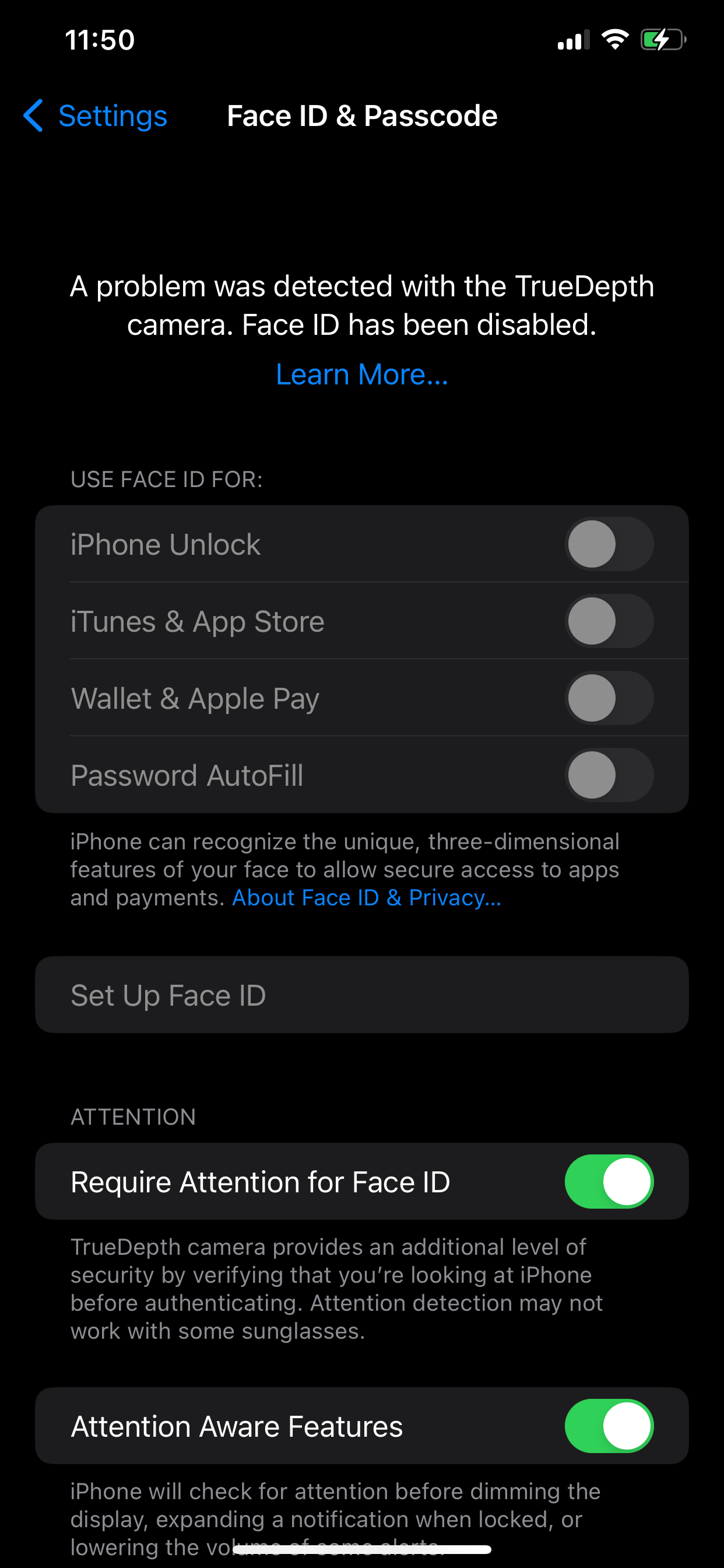 Face ID has been disabled on my iPhone Apple Community
