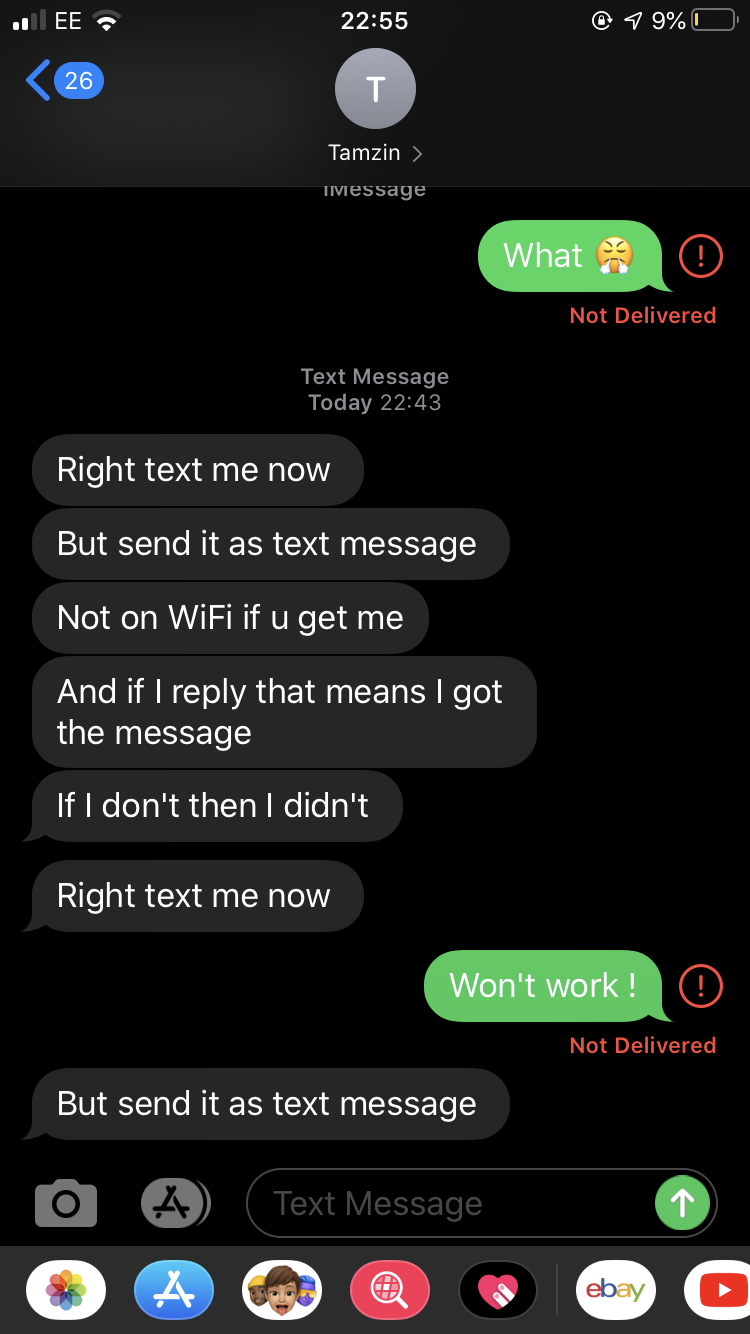 Someone got a text from me that I didn't … - Apple Community