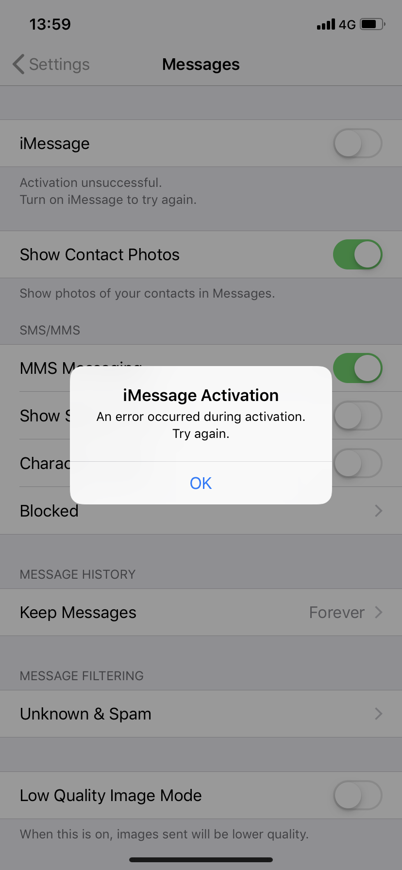 IMessages and FaceTime activation issues - Apple Community