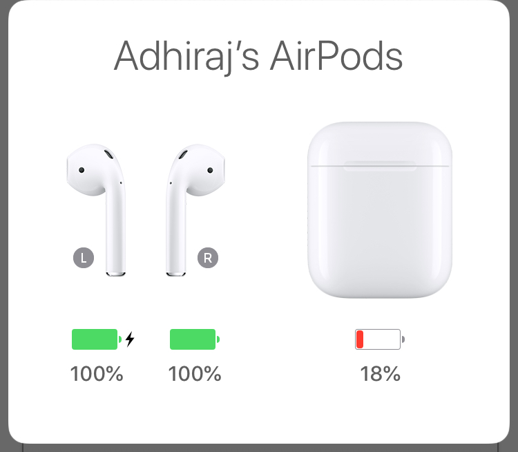 Left Airpod battery indicator shows “char… Apple Community