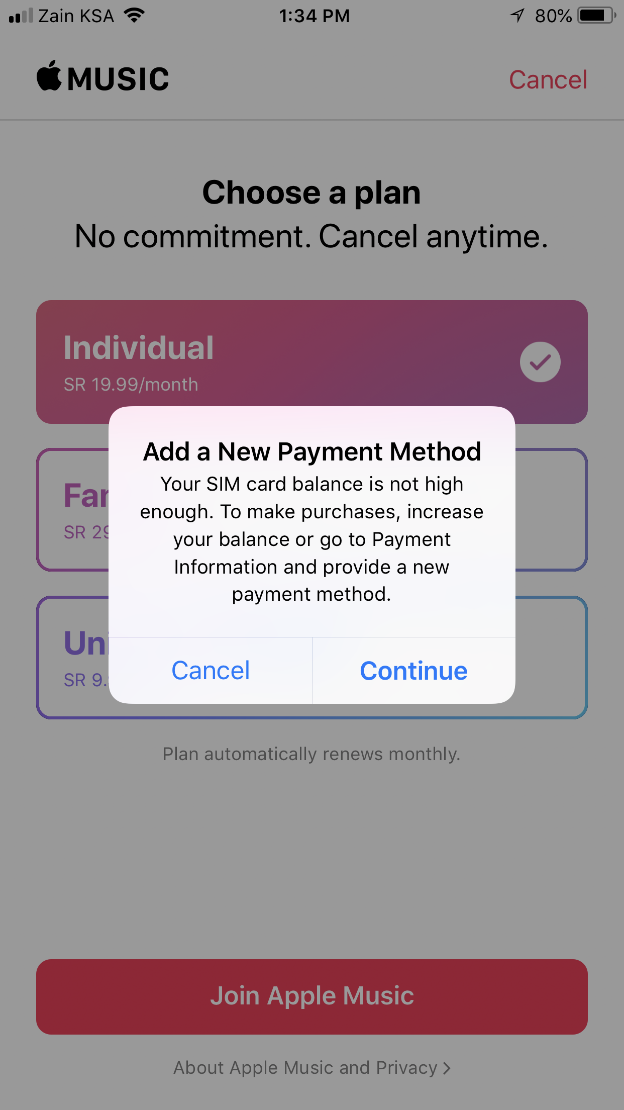 payment problem - Apple Community