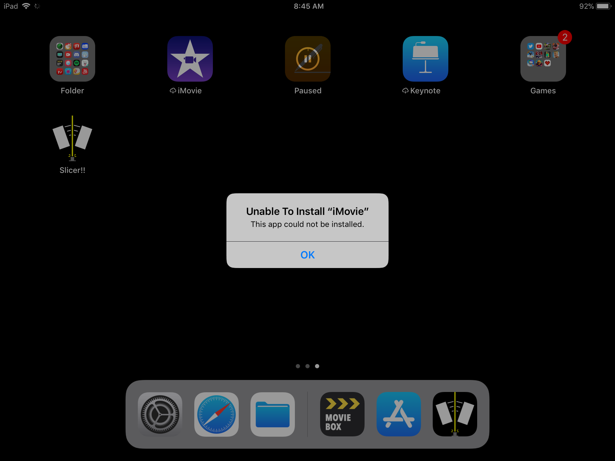 Offloaded apps dont want to download. - Apple Community