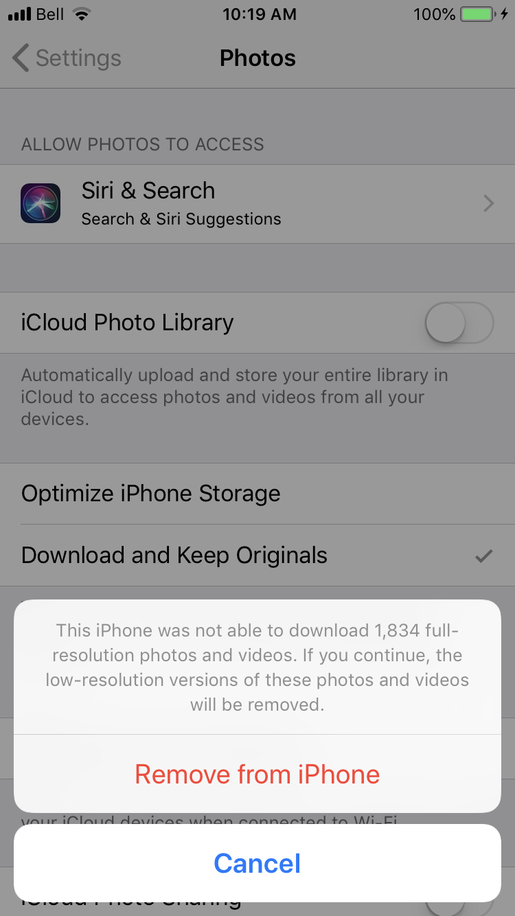 Как удалить фото с icloud на айфоне
