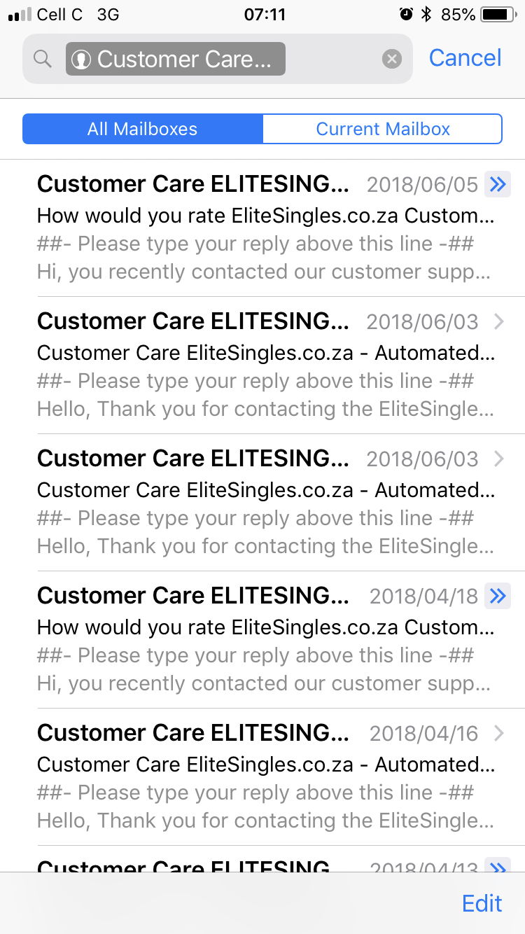 Can you cancel elite singles at any time?