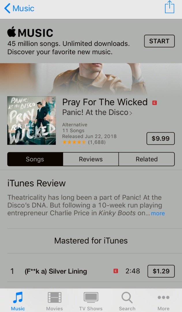 Why can’t I buy individual songs from my … Apple Community