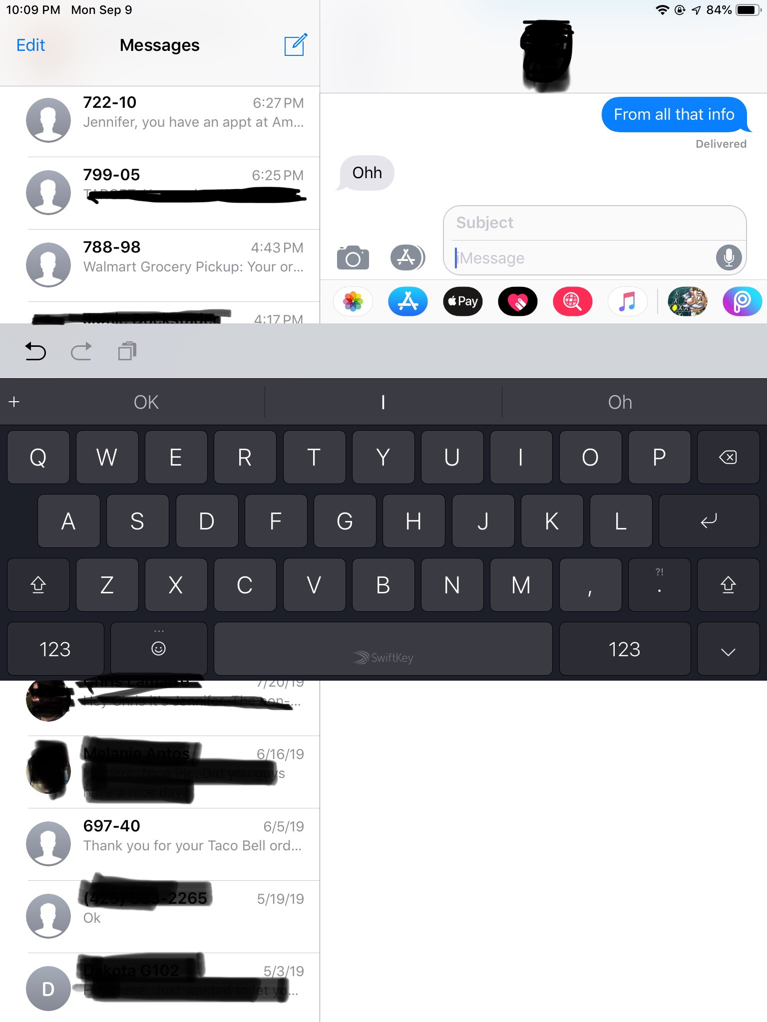 Keyboard Stuck In Middle Of Screen Apple Community