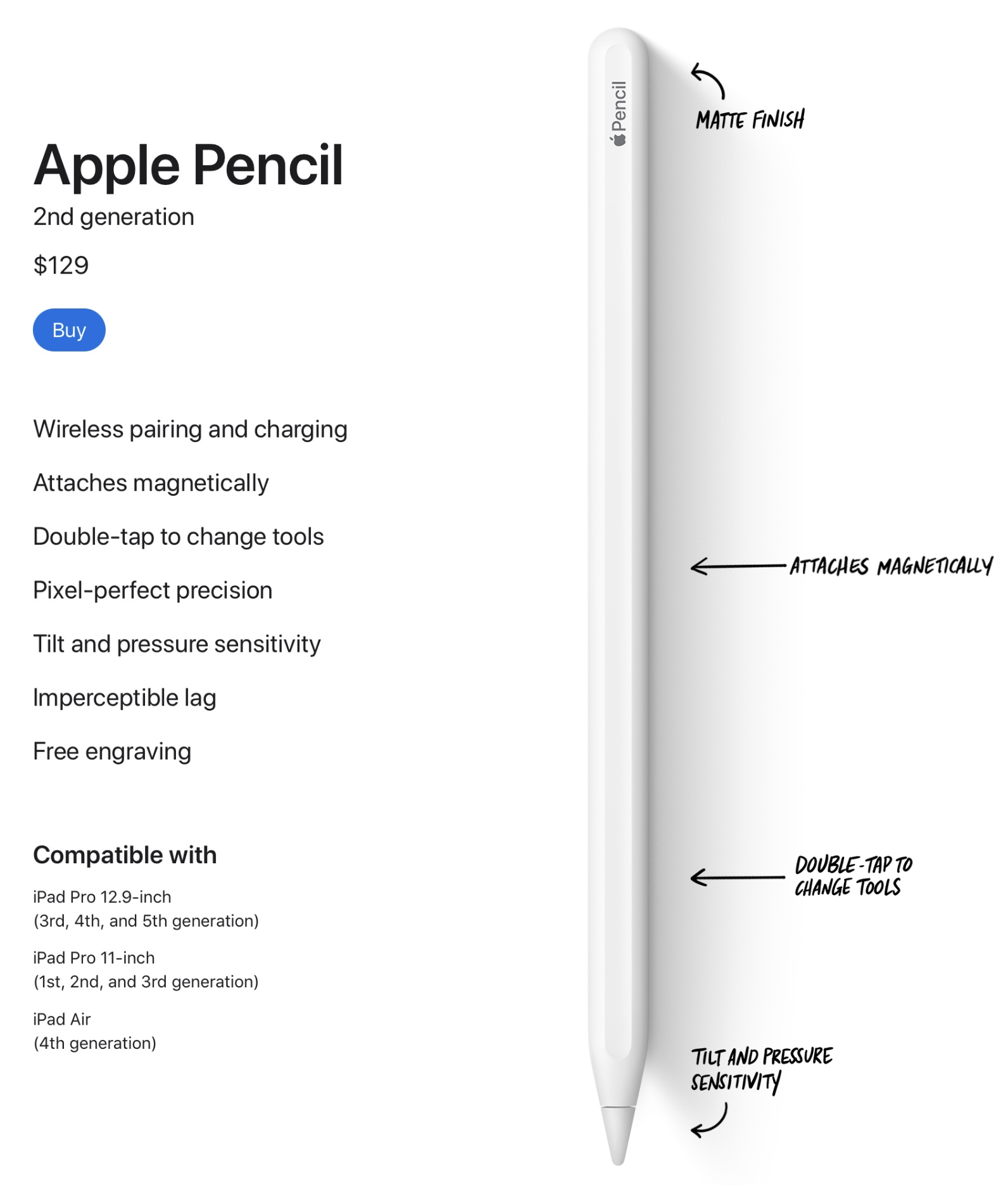does apple pencil 2 nd gen have a line be… Apple Community