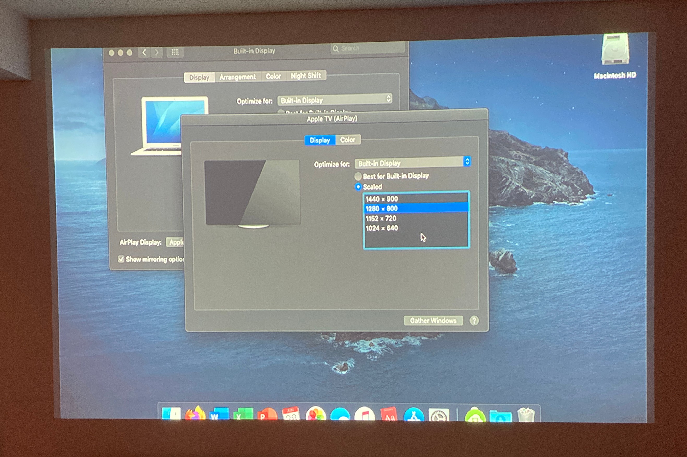 Can't Airplay my MacBook in 16:10 full sc… - Apple Community