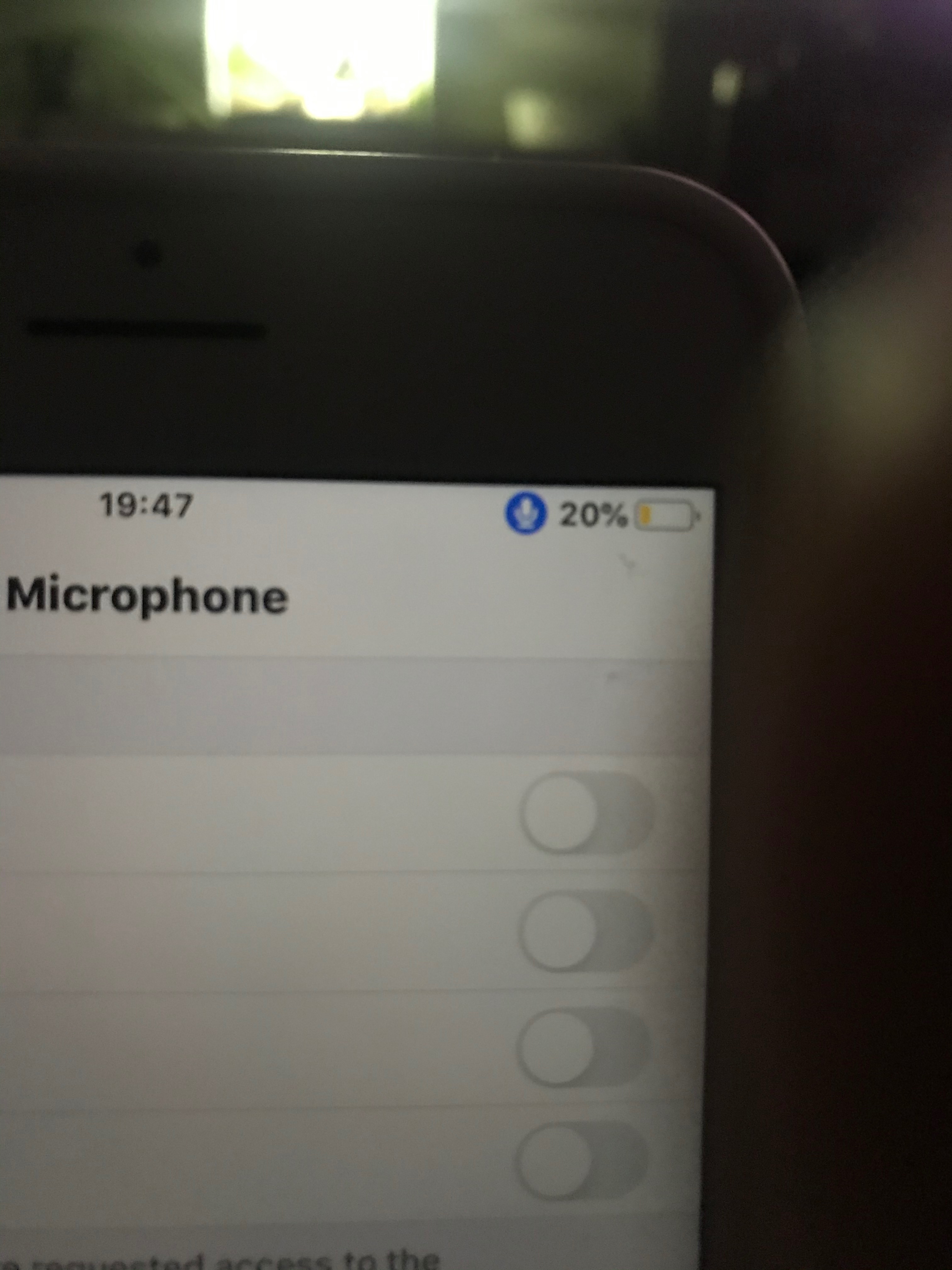 Blue Microphone Symbol Permanently On In Apple Community