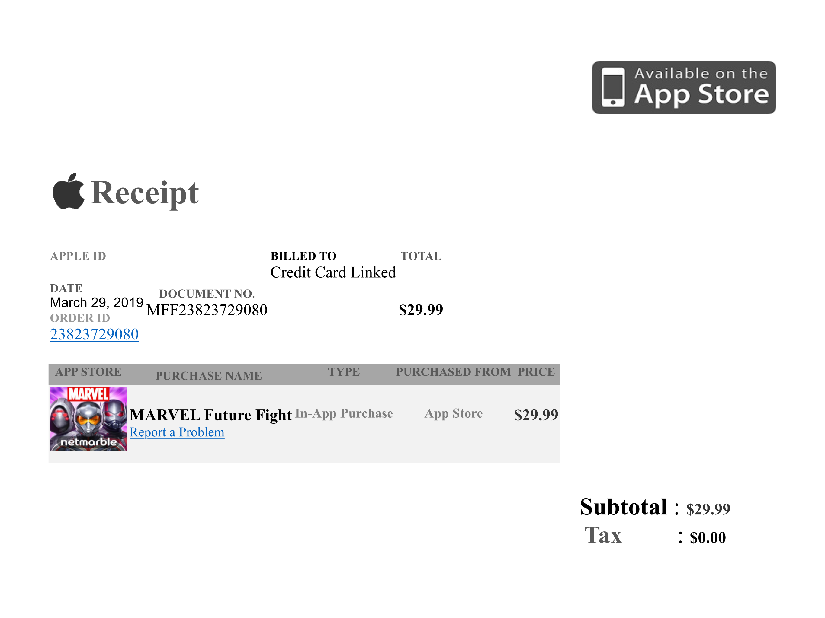 I received an invoice for an app i did no… Apple Community