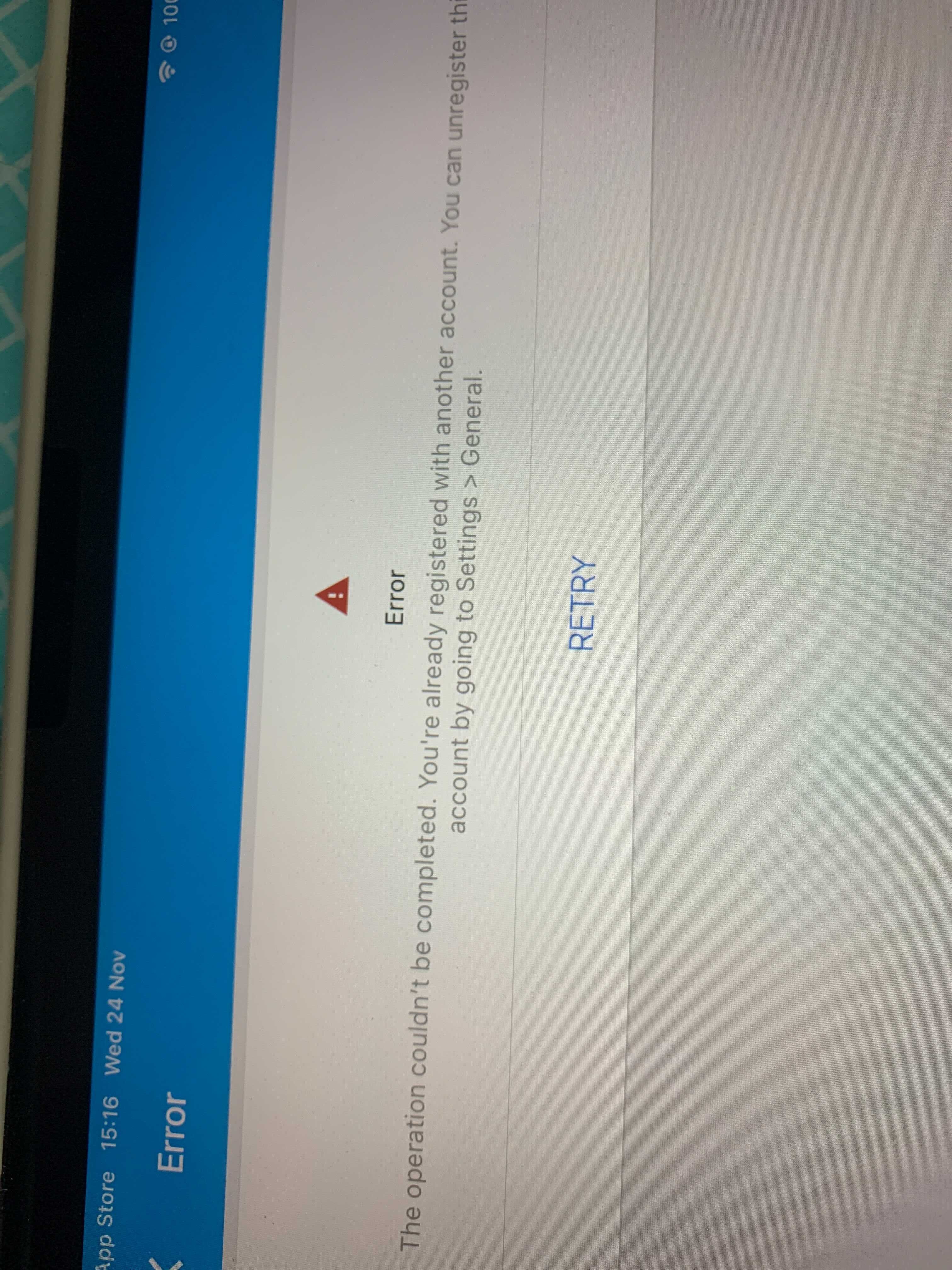 google device policy error Apple Community