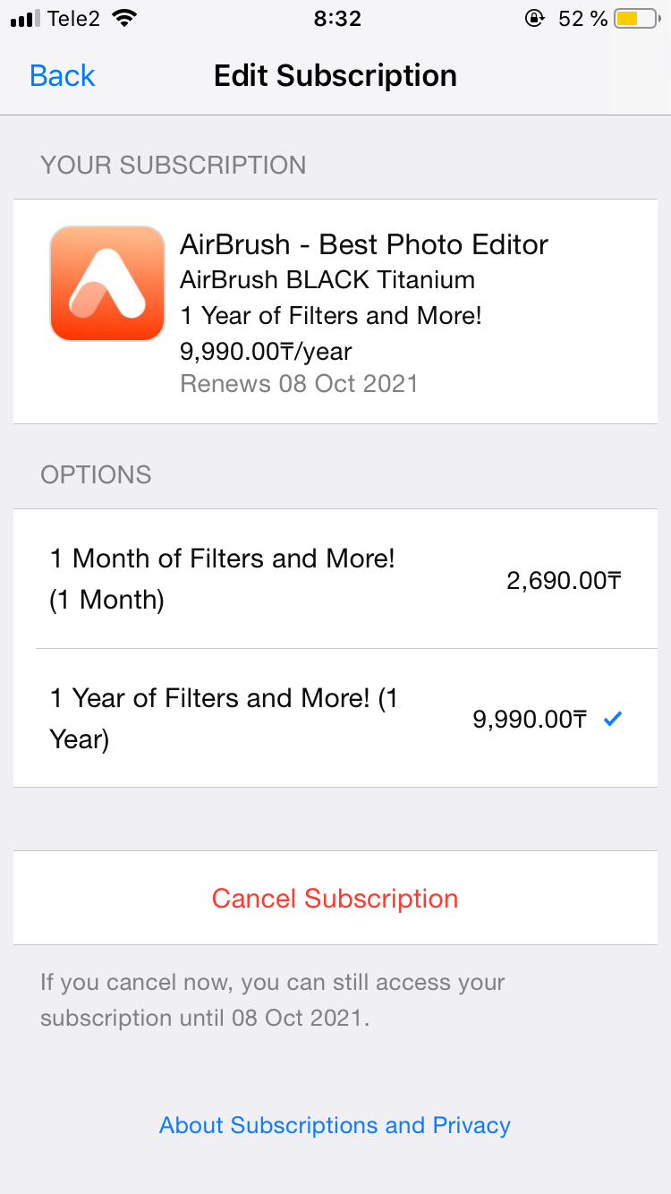 Ошибочная годовая подписка на приложении … Apple Community