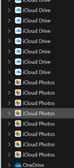 Multiple iCloud icons on Windows 10 - Apple Community