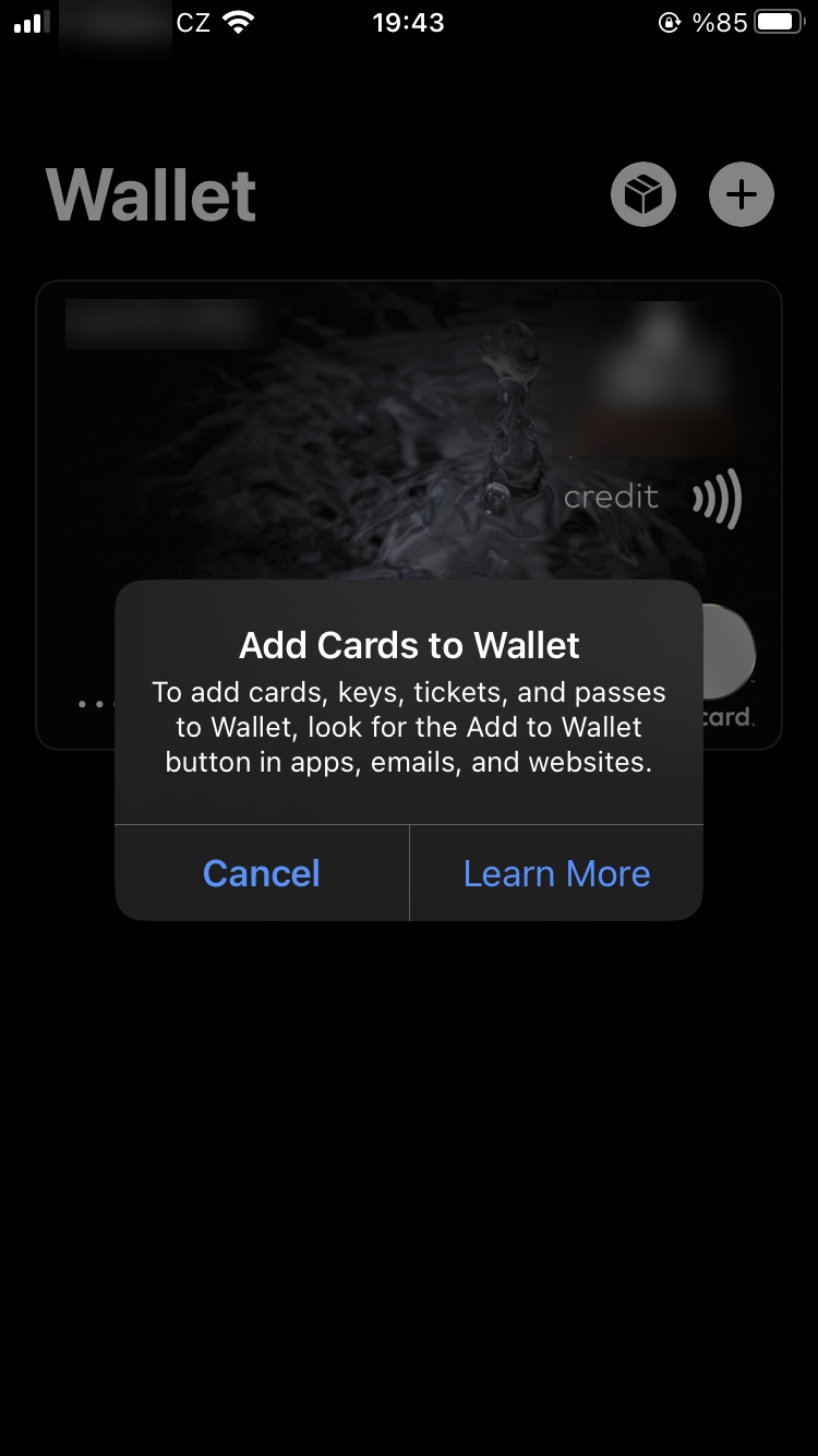 I can not add more than one card to my Ap… Apple Community