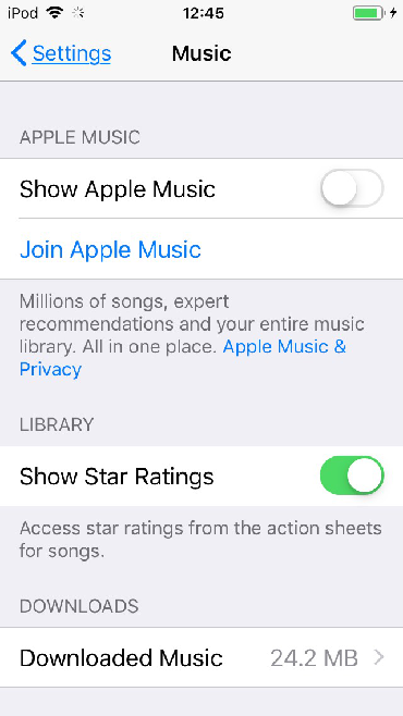 How do you turn on star ratings in iOS12.… - Apple Community