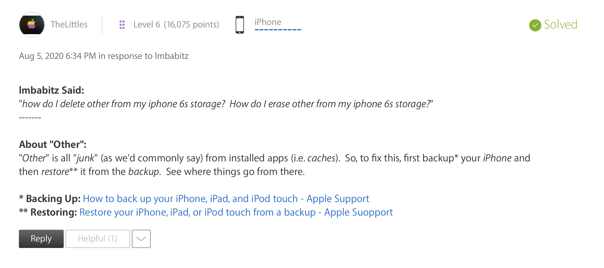 Restore your iPhone, iPad, or iPod touch from a backup - Apple Support