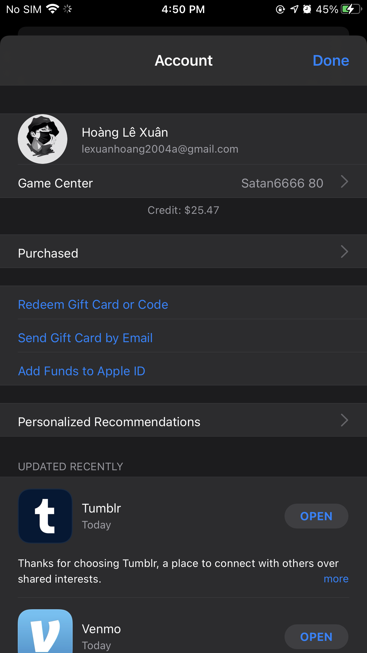 I Already Purchased 25 W Apple Card To M Apple Community