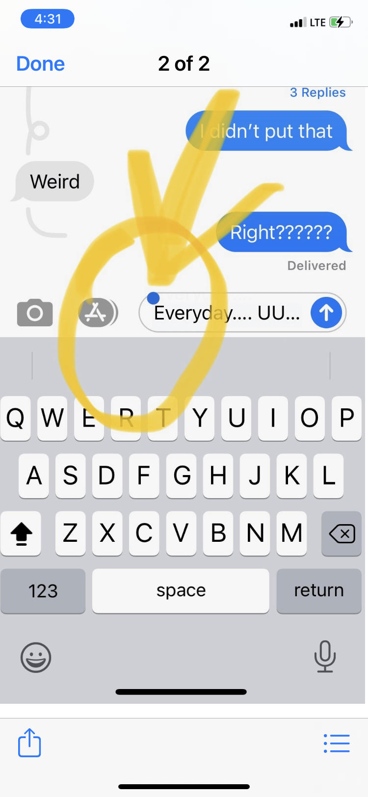 how do I get rid of the blue? Dot in the … - Apple Community