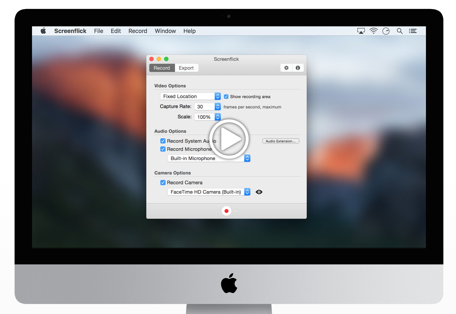 Changing frame rate of QuickTime screen r… Apple Community