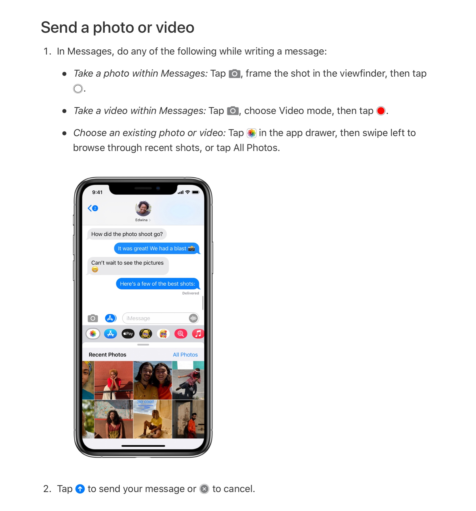 Pictures Not Showing Up In Texts - Apple Community