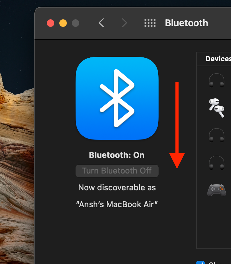 Unable to turn off Bluetooth since the pa… Apple Community