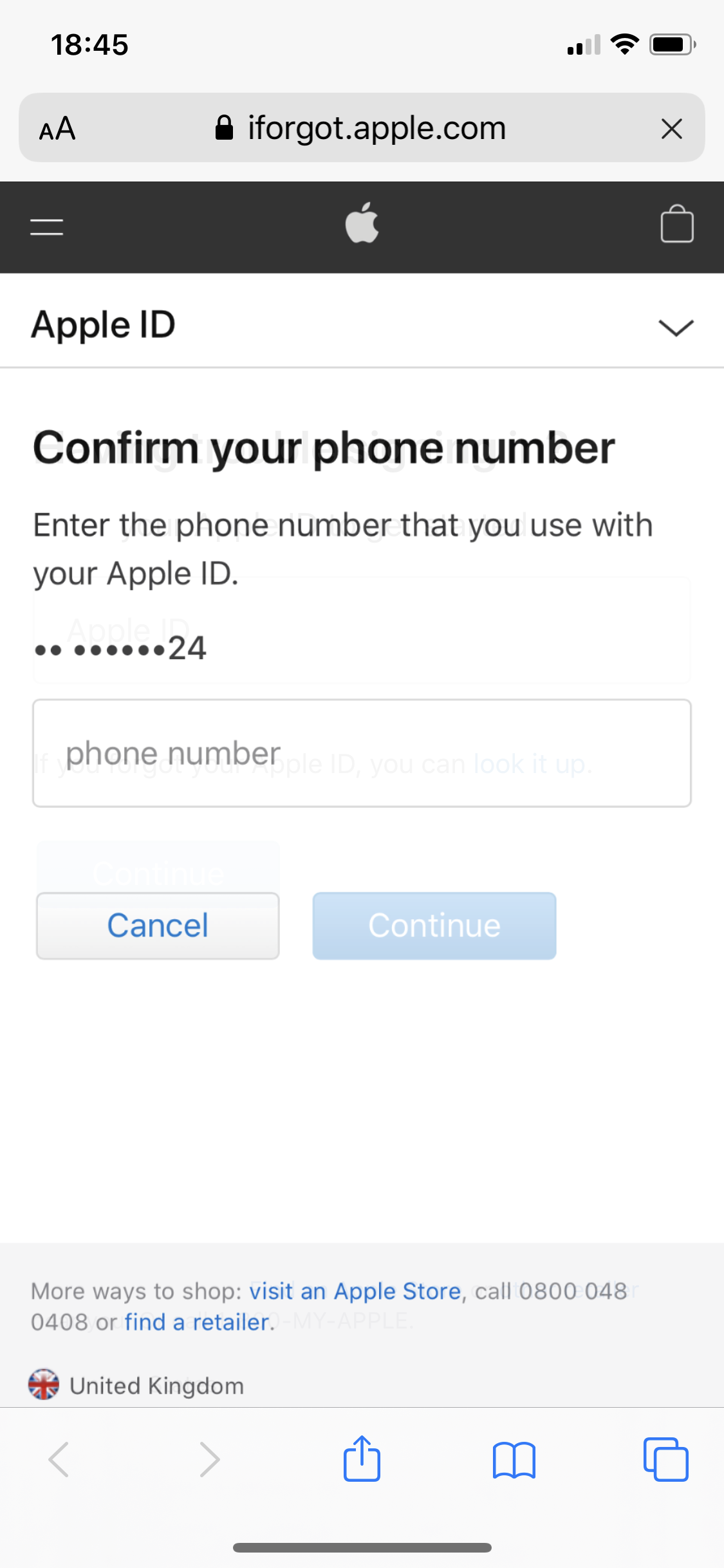 Id iforgot.apple Apple ID