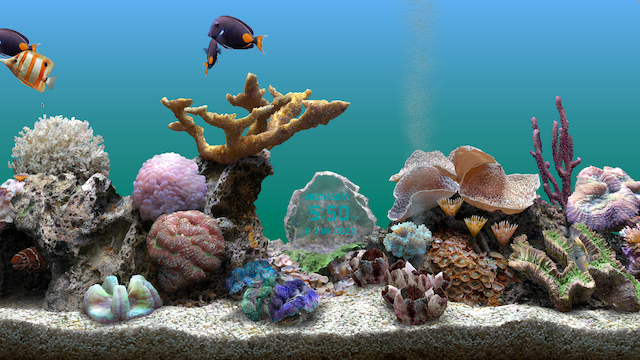 Does Marine Aquarium 3.3 work as a screen… - Apple Community