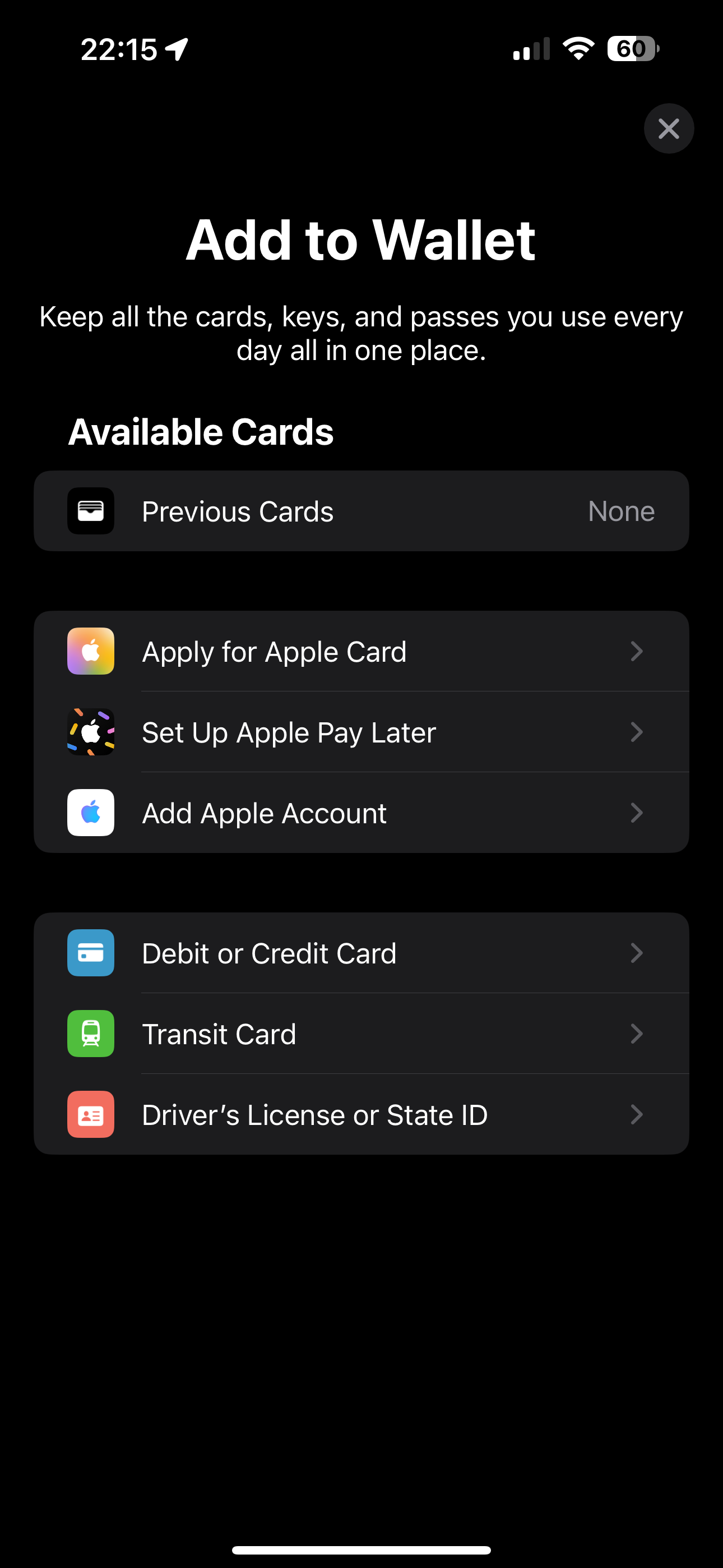 why-i-can-t-see-the-previous-cards-option-apple-community