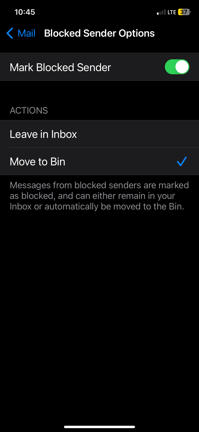 blocked-emails-not-being-moved-to-bin-as-apple-community