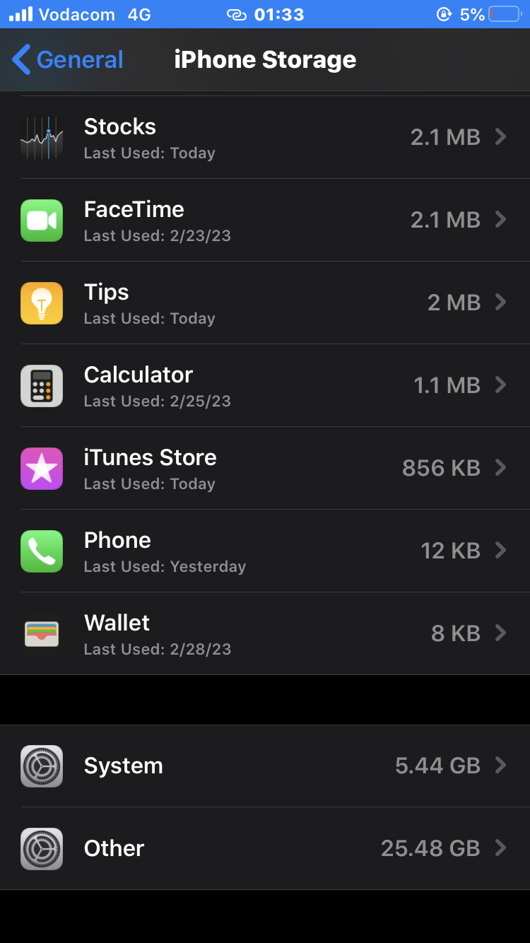 How to delete other storage Apple Community