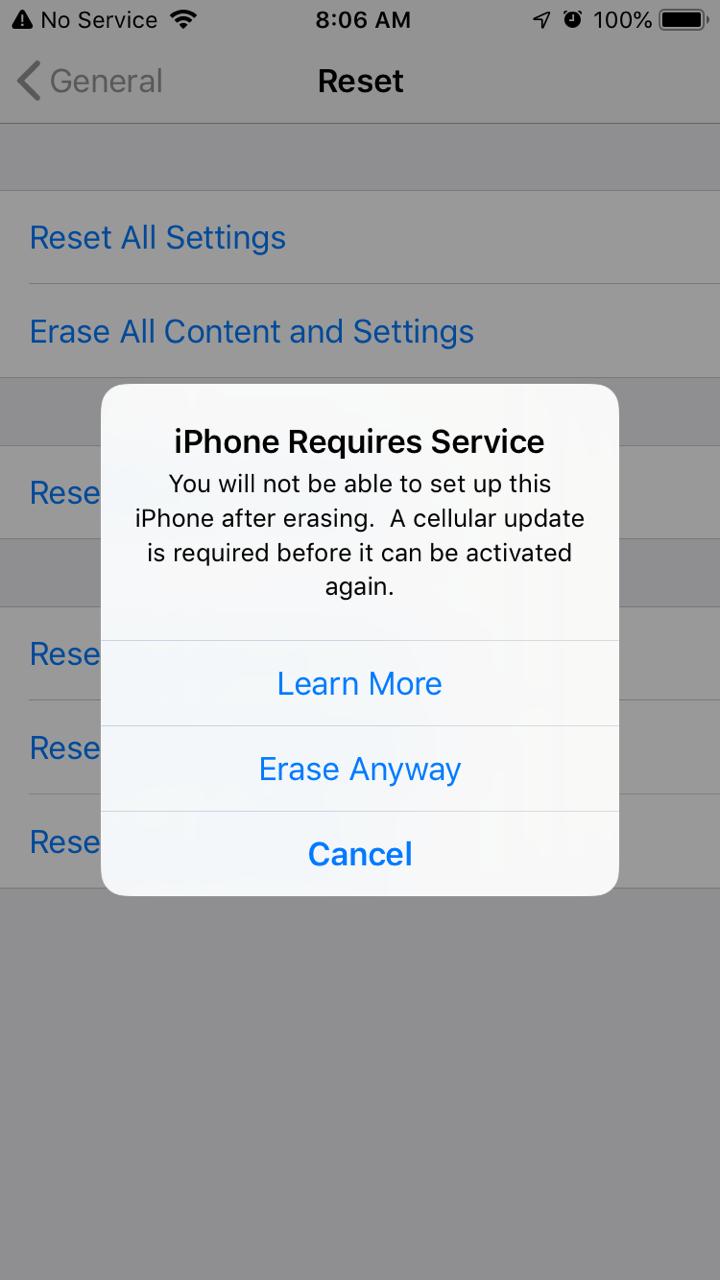 no-service-apple-community