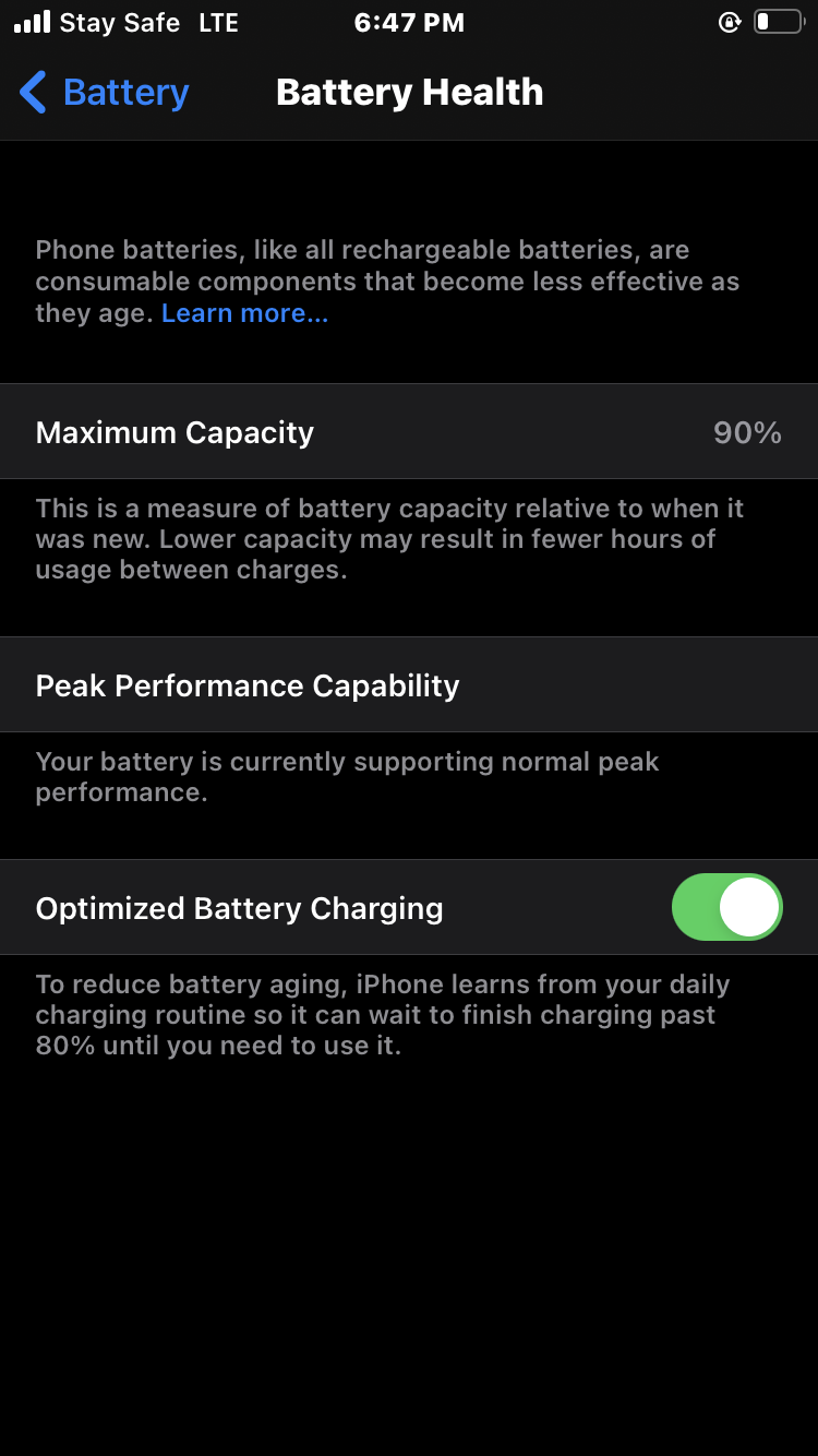 Why Is My Battery Health Reducing Everyda… - Apple Community