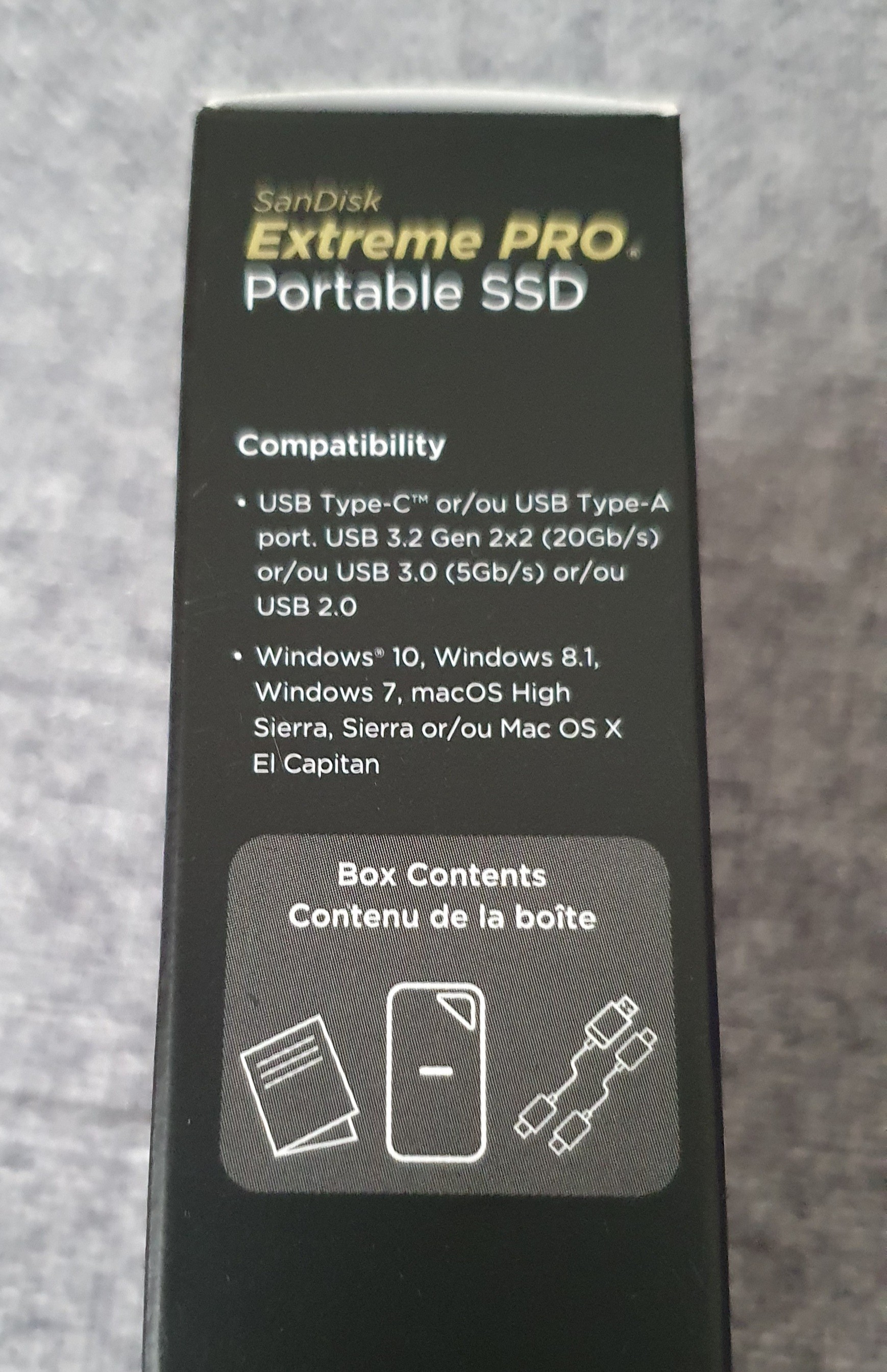 DISQUE SSD PORTABLE SANDISK 1TO USB 3.2 TYPE-C