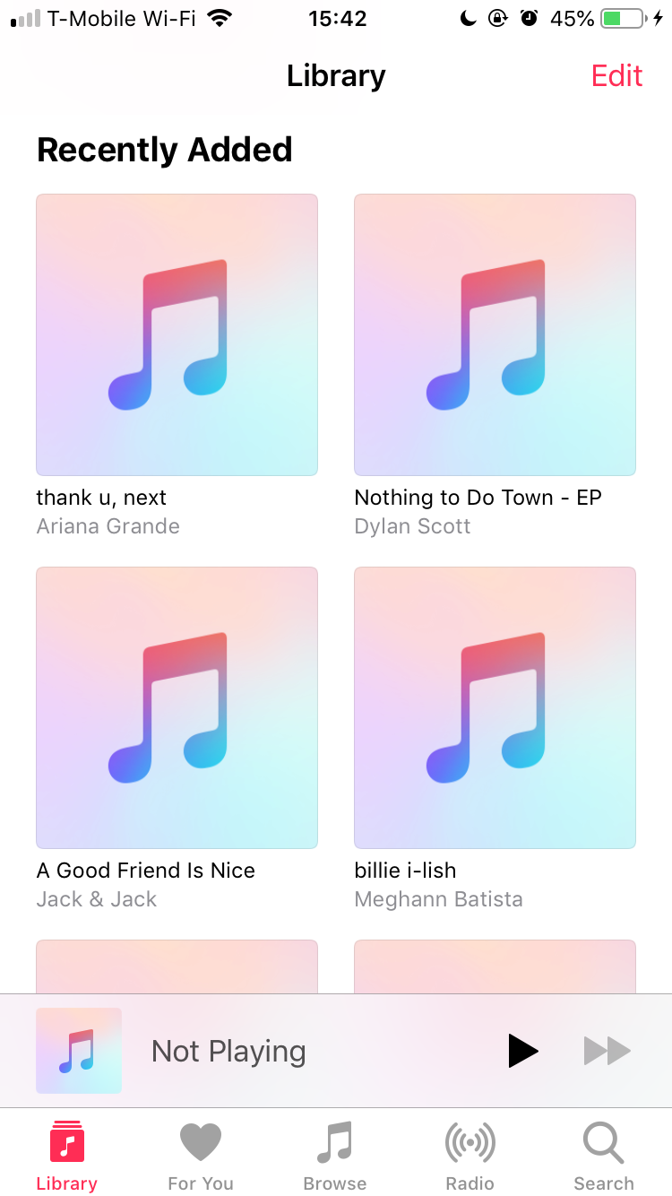 Apple Music Isn T Displaying Song Or Albu Apple Community