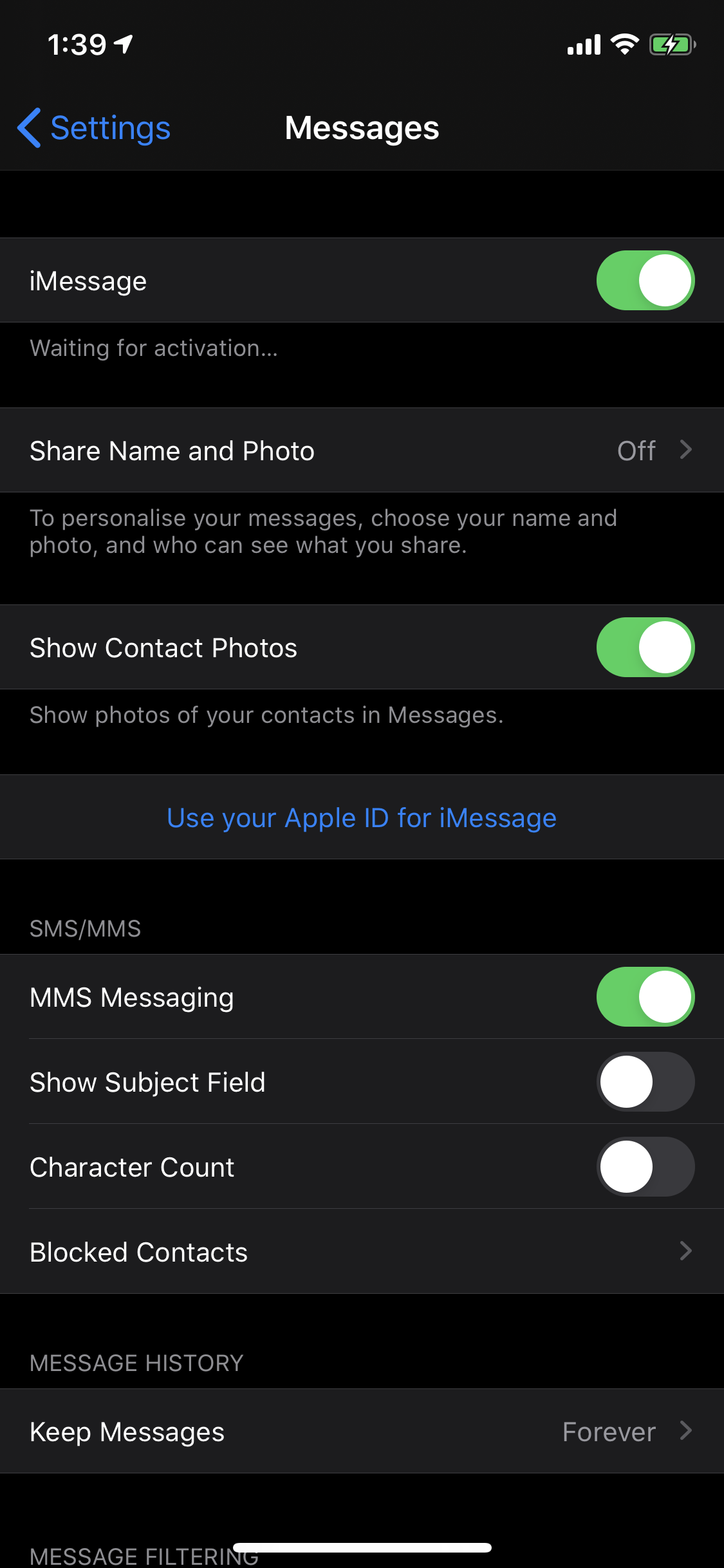 iMessage won’t activate - Apple Community