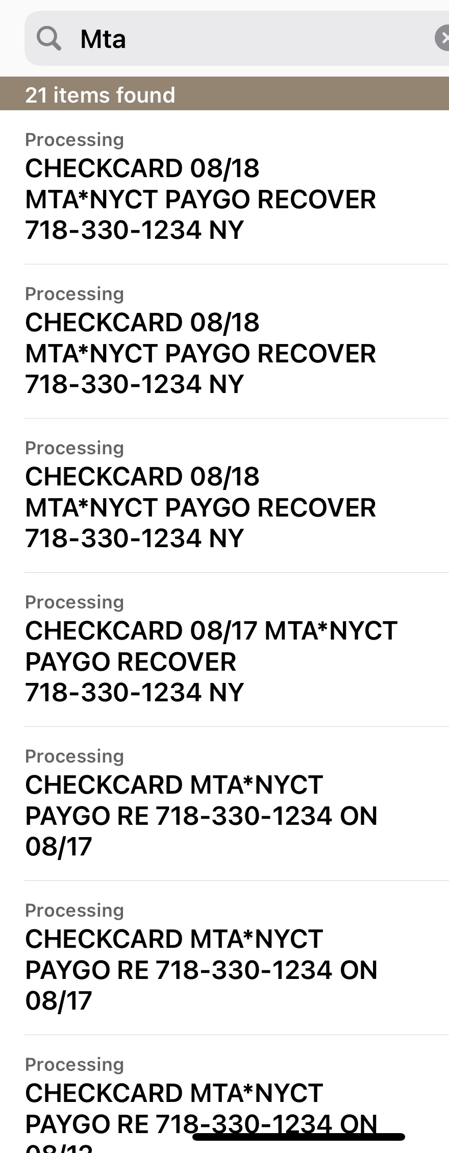 MTA NYCT PAYGO RECOVER Charge On Credit C Apple Community