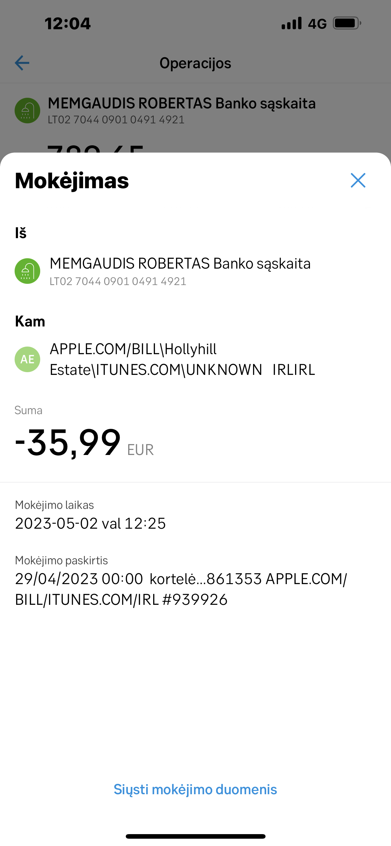 hello I found an unknown purchase from my… - Apple Community