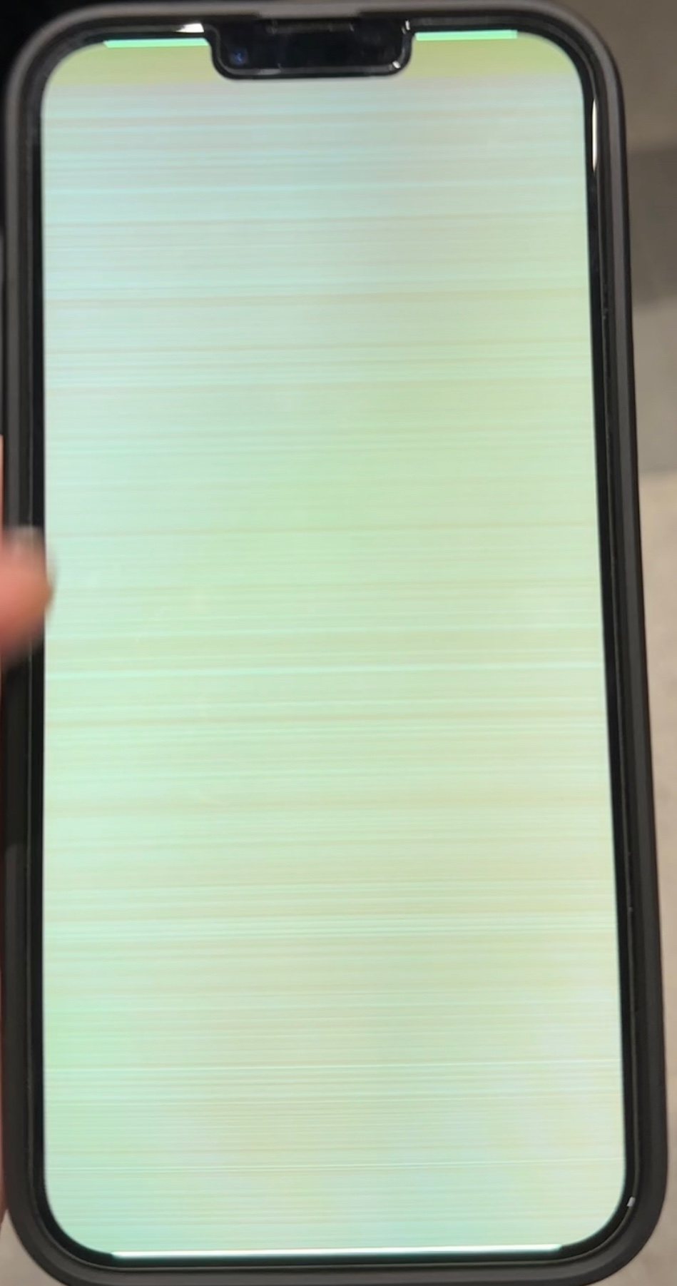 Cracked IPhone 13 Pro Max only shows lines of color, what can I do