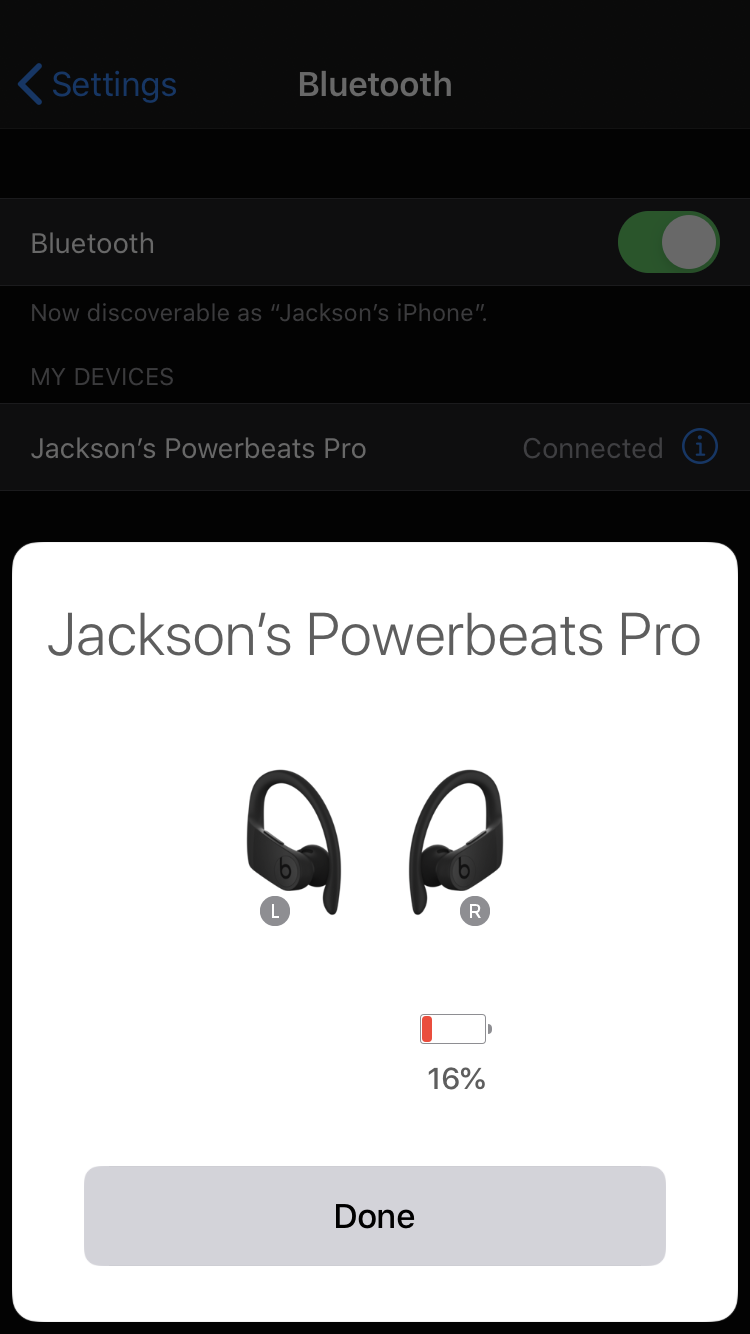 only one powerbeats pro connecting
