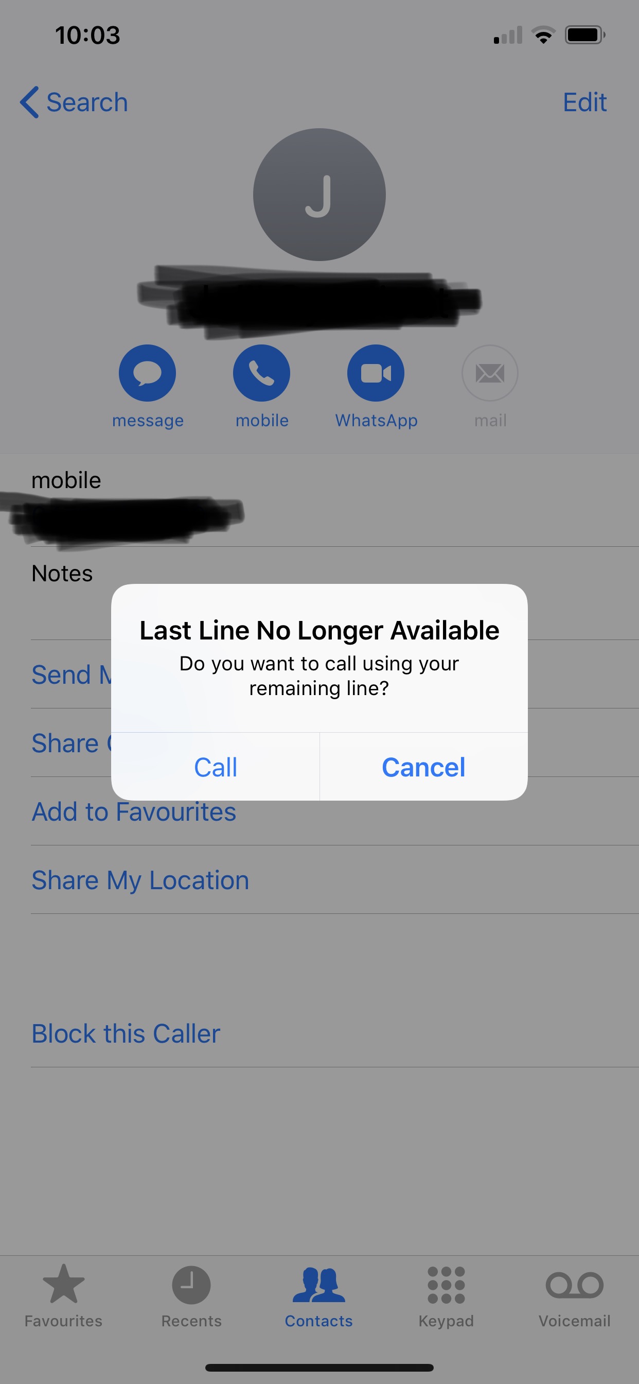 Last Line No Longer Available Apple Community