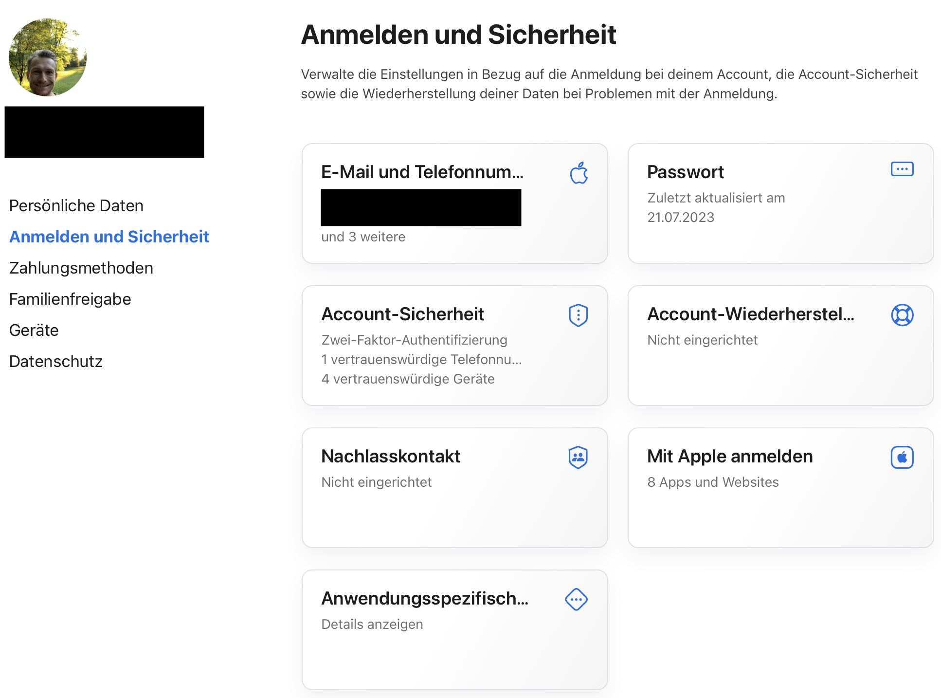 neue e-mail adresse für apple id