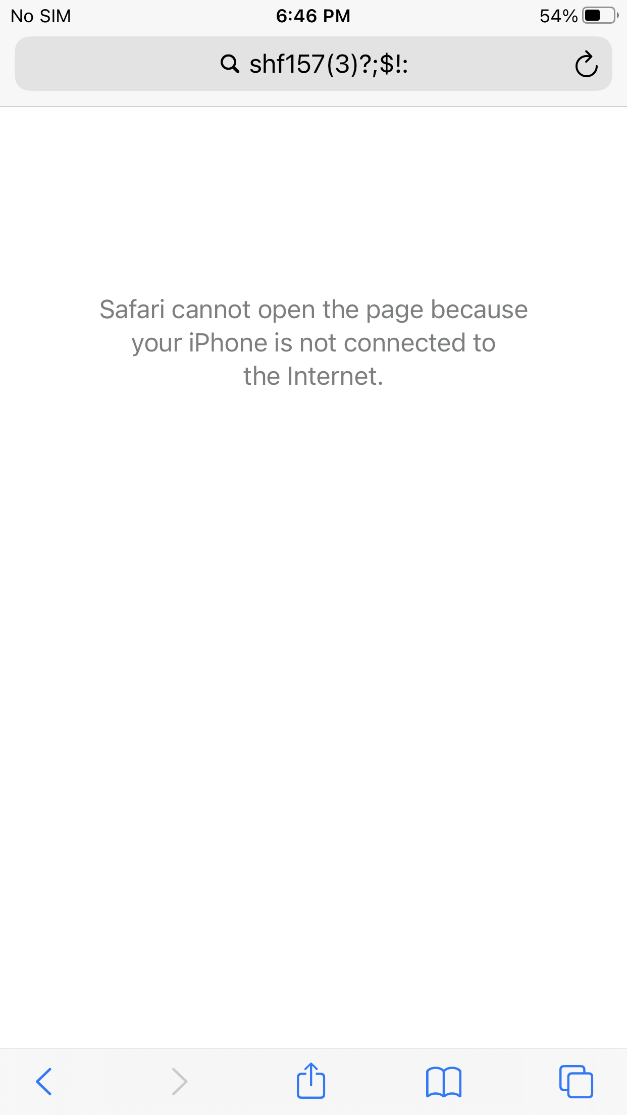 iphone simulator safari cannot open the page