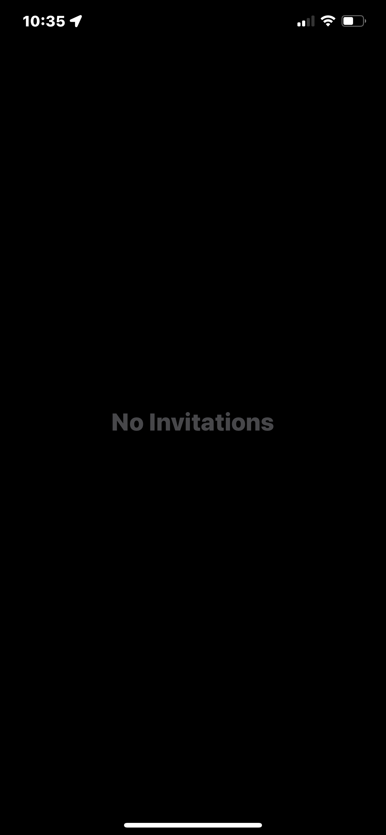 Calendar only shows No Invitations Apple Community
