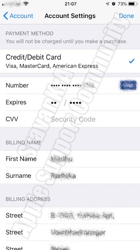 Adding new payment info for iCloud - Apple Community