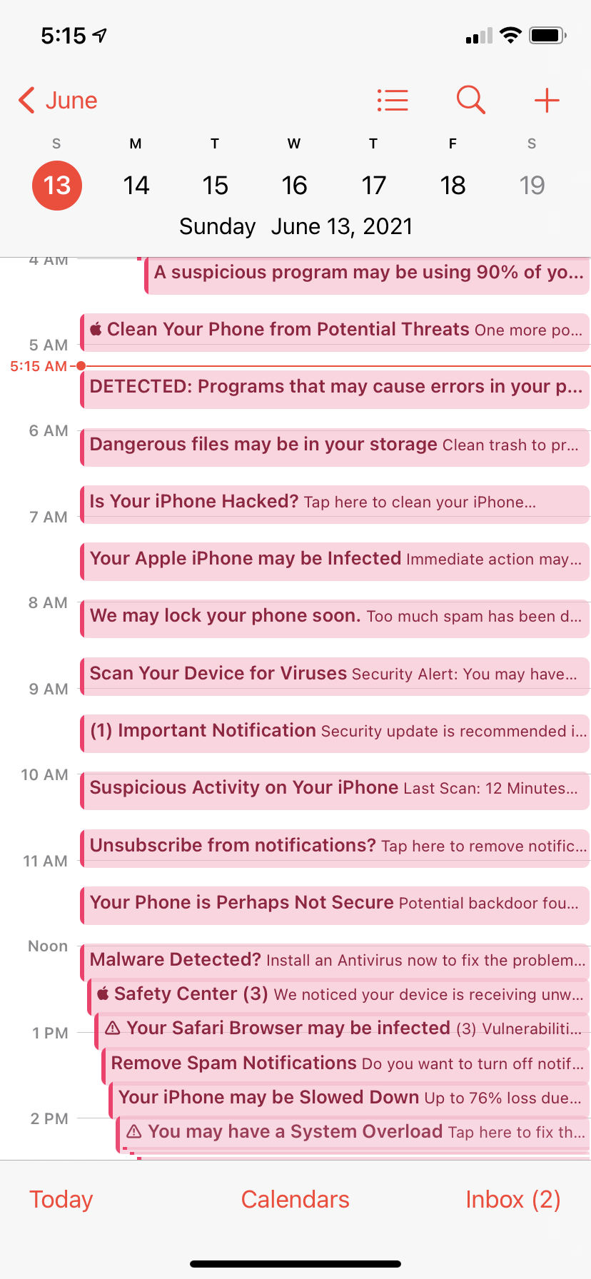 How to remove spam calendar? Apple Community