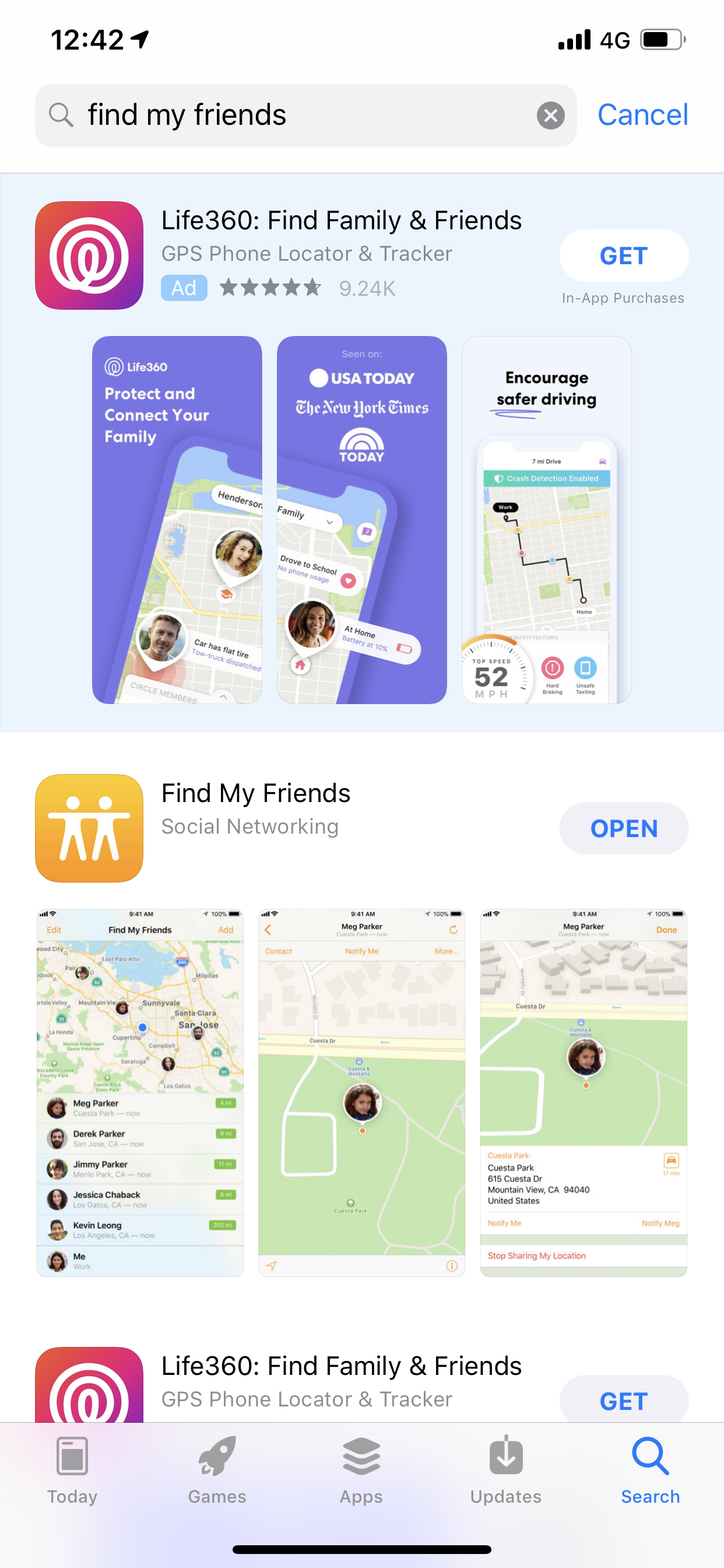 Find My Friends on the App Store