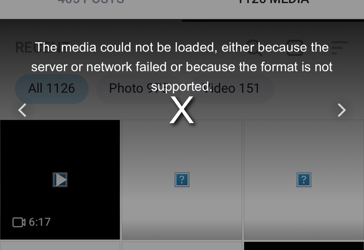 Media could not be loaded on my iPhone - Apple Community