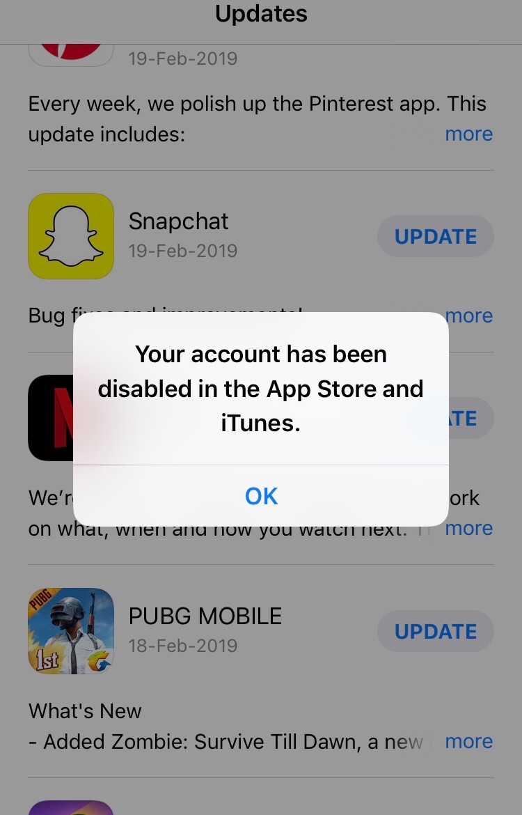 Application Login error - Apple Community