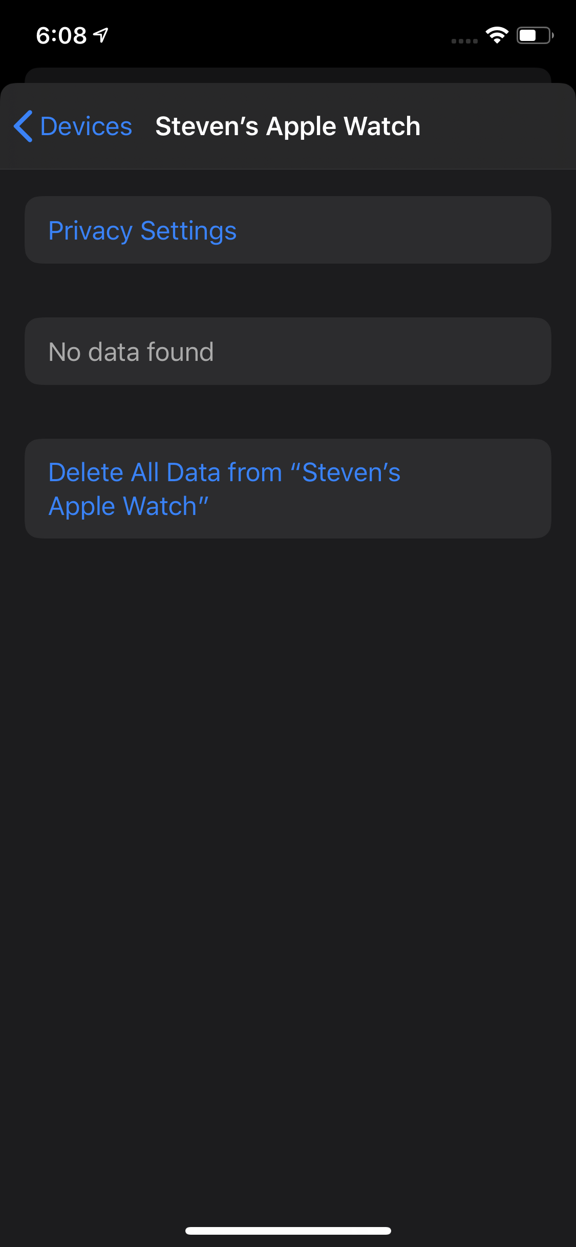 Apple Watch Series 3 has 2 profiles in Ap… Apple Community