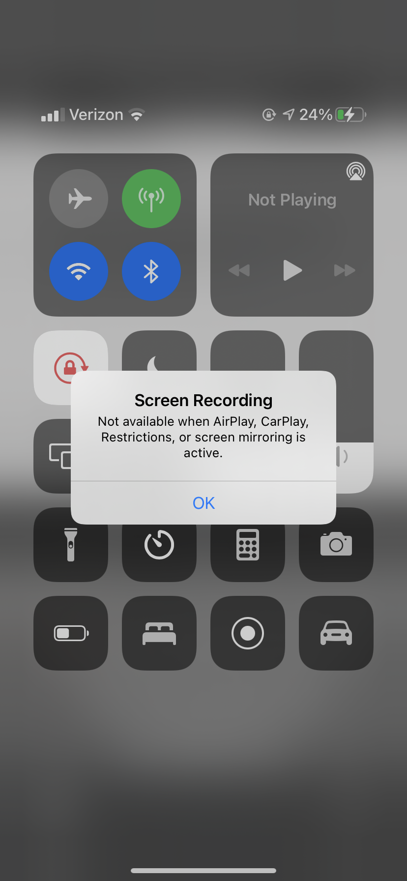Screen Recording Apple Community, How To Turn Off Screen Recording And Mirroring On Ipad